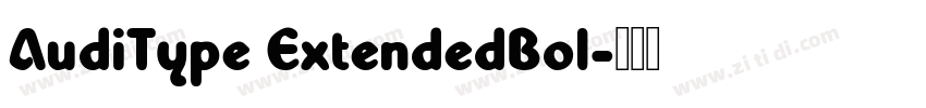 AudiType ExtendedBol字体转换